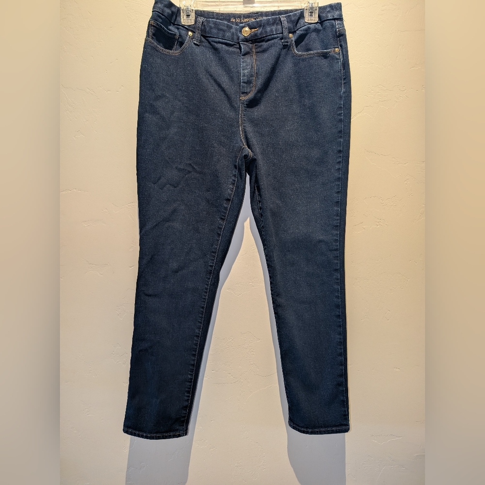 Chico's SO SLIMMING Girlfriend Ankle Jeans Size 1.5